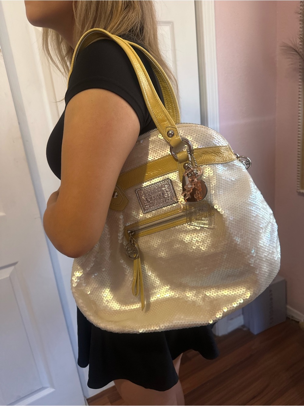 Coach Poppy Spotlight Iridescent Y2K purse limited edition rare vintage